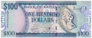 Guyana 2016. 100$ ... 