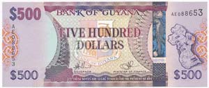 Guyana 2011. 500$ ... 