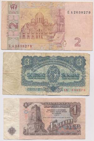 Vegyes: Csehszlovákia 1961. 3K + Bulgária ... 