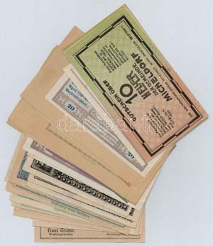 Ausztria 1920-1921. 30db-os papír ... 