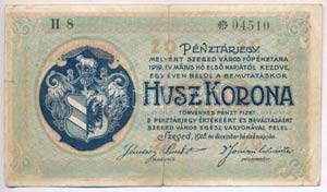 Szeged 1918. 20K ... 