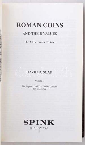 David R. Sear: Roman coins and thier values ... 