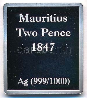 Németország DN Mauritius 1847 Two Pence ... 