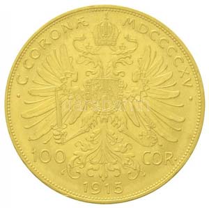 Ausztria 1915. 100K Au Ferenc József ... 