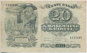 Észtország 1932. 20K ... 