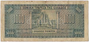 Görögország 1926. 1000D T:III-
Greece ... 