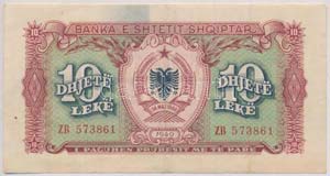 Albánia 1949. 10L T:III ... 