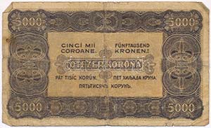 1923. 5000K Magyar Pénzjegynyomda Rt. ... 