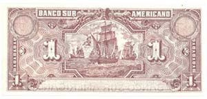 Ecuador / Banco Sur Americano 1920. 1S ... 