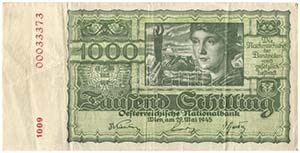 Ausztria 1945. 1000Sch ... 