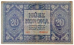 1919. 20K T:III
/ Hungary 1919. 20 Korona ... 