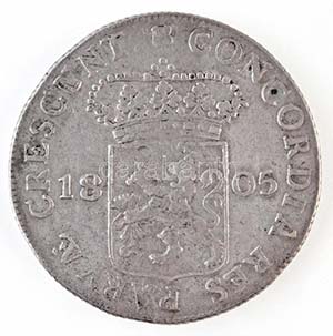 Batáviai Köztársaság 1805. 1R Ag (28,2g) ... 