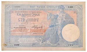 Szerbia 1905. 100D T:III ... 