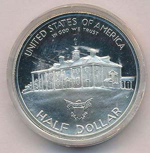 Amerikai Egyesült Államok 1982S 1/2$ Ag ... 