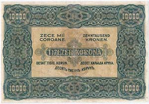 1920. 10.000K Orell Füssli Zürich piros ... 