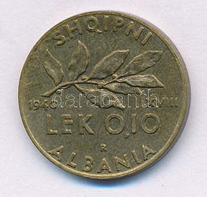 Albánia / Olasz megszállás 1940R 0,10L ... 