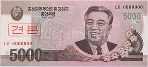 Észak-Korea 2008. 5000W ... 