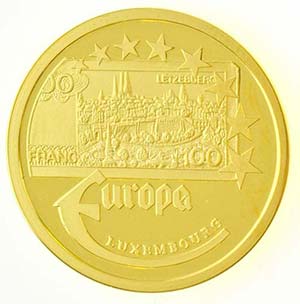 1997. Európa - Luxemburg Au emlékérem ... 