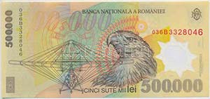 Románia 2000. 500.000L T:I
Romania 2000. ... 