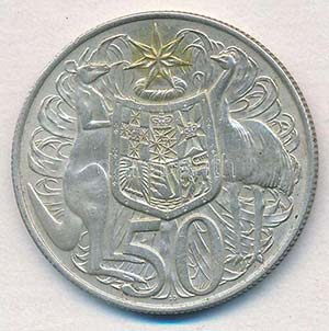 Ausztrália 1966. 50c Ag II. Erzsébet ... 