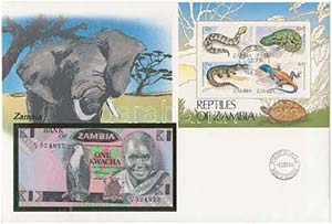 Zambia 1980-1988. 1K ... 