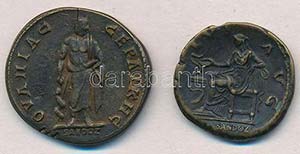 2db klf római bronzpénz másolata SANDOZ ... 
