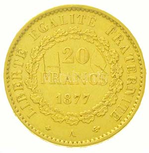 Franciaország 1877A 20Fr Au (6,44g/0.900) ... 