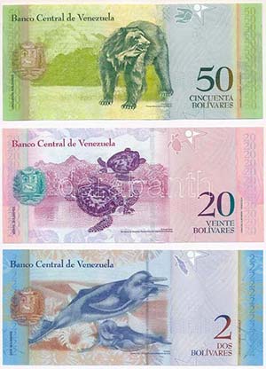 Venezuela 2007. 2B + 20B + 2009. 50B ... 
