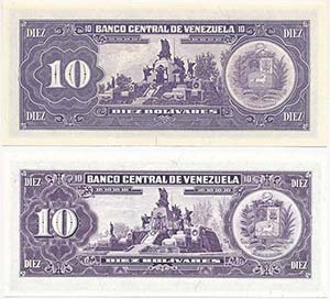 Venezuela 1988. 10B + 1995. 10B ... 