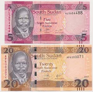 Dél-Szudán 2015. 5Ł + ... 