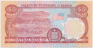 Szamoa 2005. 5T T:I
Samoa 2005. 5 Tala C:UNC