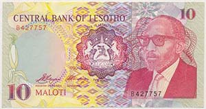 Lesotho 1990. 10M ... 