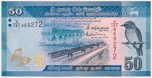 Srí Lanka 2016. 50R ... 