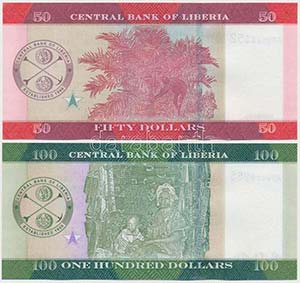 Libéria 2017. 50$ + 100$ T:I
Liberia 2017. ... 