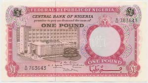 Nigéria 1967. 1Ł ... 