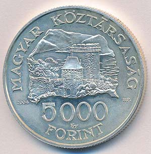 2004. 5000Ft Ag Visegrádi vár T:1,1- kis ... 