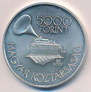 2007. 5000Ft Ag Kodály Zoltán T:1 apró ... 
