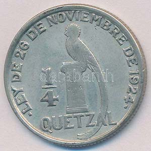Guatemala 1946. 1/4Q Ag ... 