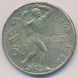Csehszlovákia 1948. 50K ... 