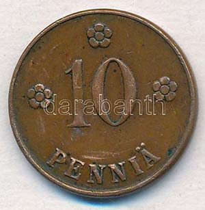 Finnország 1920. 10P Cu T:2
Finland 1920. ... 