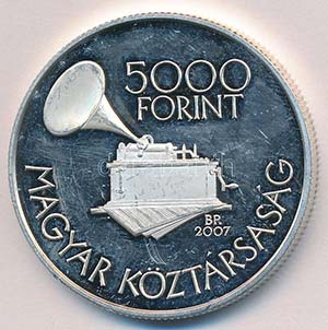 2007. 5000Ft Ag Kodály Zoltán T:2 ... 