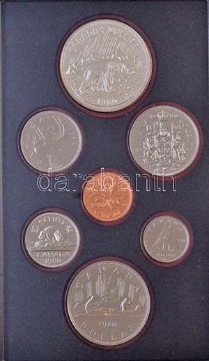 Kanada 1980. 1c-1$ (6xklf) forgalmi sor ... 