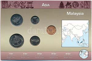 Malajzia 2005. 1s-50s (5xklf) fémpénz ... 