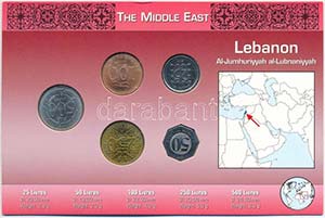 Libanon 1996-2006. 25L-500L (5xklf) ... 