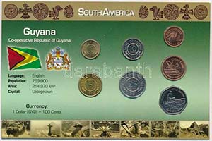 Guyana 1978-2002. 1c-10$ ... 