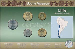 Chile 1971. 10c-5E (5xklf) fémpénz ... 