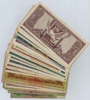 30db-os vegyes pengő bankjegy tétel ... 