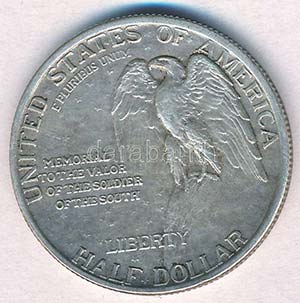 Amerikai Egyesült Államok 1925. 1/2$ Ag ... 