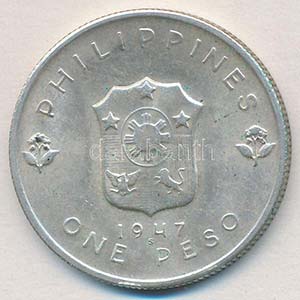 Fülöp-szigetek 1947S 1P Ag T:2
Philippines ... 