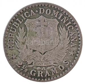 Dominikai Köztársaság 1897. 10c Ag T:2,2- ... 